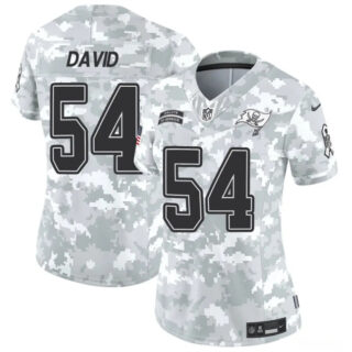 Women's Tampa Bay Buccaneers #54 Lavonte David 2024 F.U.S.E Arctic Camo Salute To Service Limited Stitched Football Jersey(Run Small)