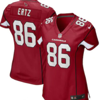 Women Arizona Cardinals #86 Zach Ertz Red Vapor Limited Jersey