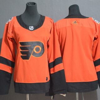 Women Flyers Blank Orange Women 2019 NHL Stadium Series Adidas Jersey