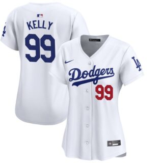 Women Los Angeles Dodgers #99 Joe Kelly Stitched Baseball White Jersey