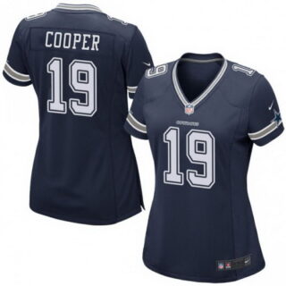 Women Nike Cowboys 19 Amari Cooper Navy Women Vapor Untouchable Limited Jersey