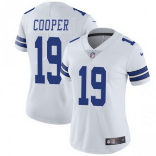 Women Nike Cowboys 19 Amari Cooper White Women Vapor Untouchable Limited Jersey