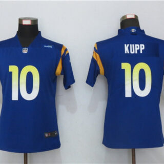 Women Rams 10 Cooper Kupp Royal 2020 New Vapor Untouchable Limited Jersey