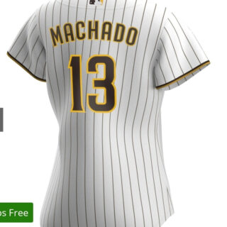 Women San Diego Padres #13 Manny Machado Jersey