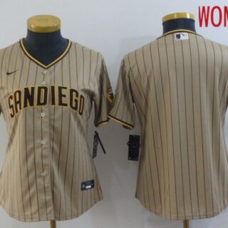 Women San Diego Padres Blank brown Game 2021 Nike MLB Jerseys