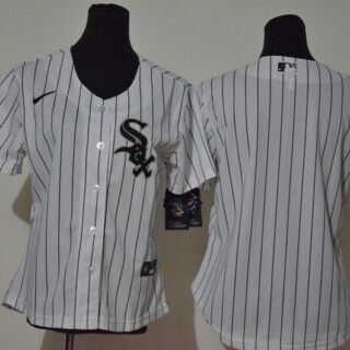 Women White Sox Blank White Women Cool Base Jersey