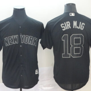 Yankees 18 Didi Gregorius Sir Mjg Black 2019 Players' Weekend Player Jersey