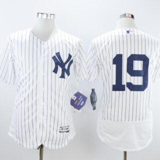 Yankees 19 Masahiro Tanaka White Flexbase Jersey
