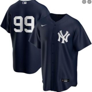Yankees 99 Aaron Judge Navy 2020 Nike Cool Base Replica Jersey