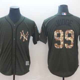 Yankees 99 Aaron Judge Olive Green Cool Base Jersey