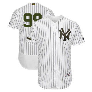 Yankees 99 Aaron Judge White 2018 Memorial Day Flexbase Jersey