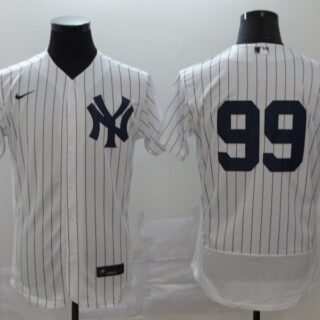 Yankees 99 Aaron Judge White 2020 Nike Flexbase Jersey
