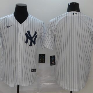 Yankees Blank White 2020 Nike Cool Base Jersey