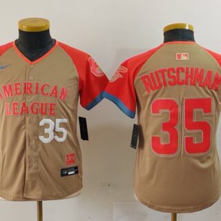Youth American League #35 Adley Rutschman Cream 2024 All-Star Limited Stitched Jerseys