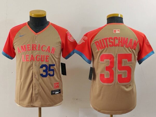 Youth American League #35 Adley Rutschman Cream 2024 All-Star Limited Stitched Jerseys