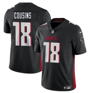 Youth Atlanta Falcons #18 Kirk Cousins Black Vapor Untouchable Limited Stitched Football Jersey s