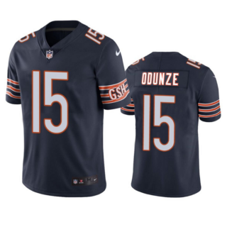 Youth Chicago Bears #15 Rome Odunze Navy 2024 Draft Vapor Stitched Football Jersey