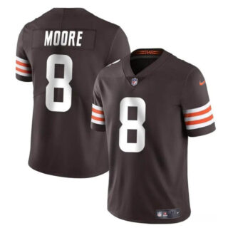 Youth Cleveland Browns #8 Elijah Moore Brown Vapor Limited Stitched Football Jersey