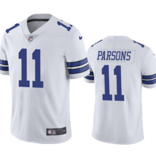 Youth Dallas Cowboys #11 Micah Parsons Jersey White 2021 Draft Jersey