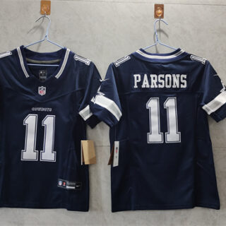 Youth Dallas Cowboys #11 Micah Parsons Navy 2023 F.U.S.E. Limited Stitched Football Jersey