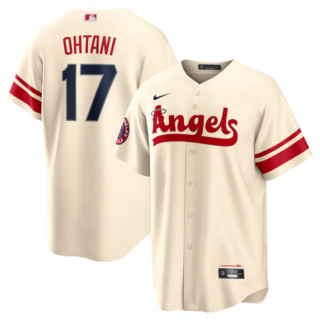 Youth Los Angeles Angels #17 Shohei Ohtani 2022 Cream City Connect Stitched Jerseys