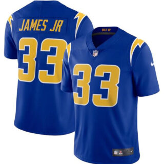 Youth Los Angeles Chargers #33 Derwin James JR Royal Vapor Untouchable Limited Stitched Jersey