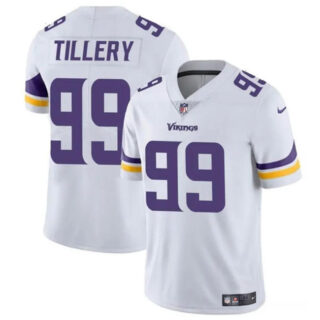 Youth Minnesota Vikings #99 Jerry Tillery White Vapor Untouchable Limited Stitched Jersey