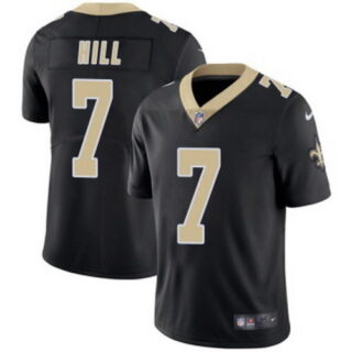 Youth New Orleans Saints #7 Taysom Hill Nike Vapor Untouchable Limited Black Jersey