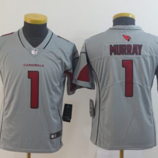 Youth Nike Cardinals 1 Kyler Murray Silver Youth Inverted Legend Jersey