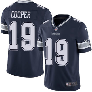 Youth Nike Cowboys 19 Amari Cooper Navy Youth Vapor Untouchable Limited Jersey