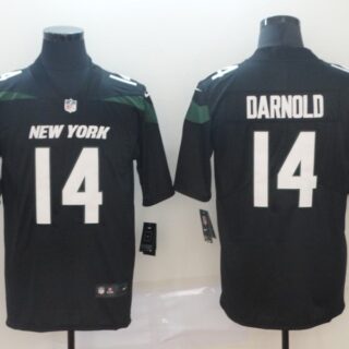 Youth Nike Jets 14 Sam Darnold Black Youth New 2019 Vapor Untouchable Limited Jersey