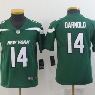 Youth Nike Jets 14 Sam Darnold Green Youth New 2019 Vapor Untouchable Limited Jersey