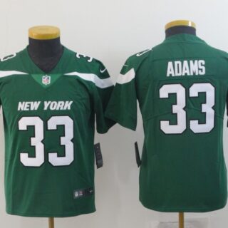 Youth Nike Jets 33 Jamal Adams Green Youth New 2019 Vapor Untouchable Limited Jersey