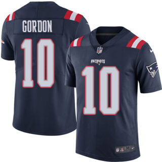 Youth Nike Patriots #10 Josh Gordon Navy Blue Youth Stitched NFL Limited Rush Jersey