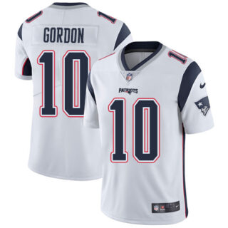 Youth Nike Patriots #10 Josh Gordon White Youth Stitched NFL Vapor Untouchable Limited Jersey