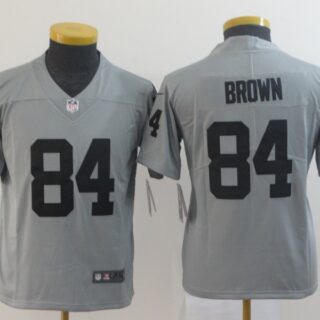 Youth Nike Raiders 84 Antonio Brown Gary Youth Inverted Legend Limited Jersey