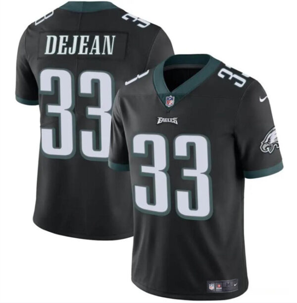 Youth Philadelphia Eagles #33 Cooper DeJean Black 2024 Draft Vapor Untouchable Limited