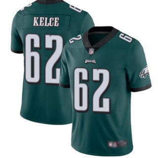 Youth Philadelphia Eagles #62 Jason Kelce Green Vapor Untouchable Limited Stitched Football Jersey