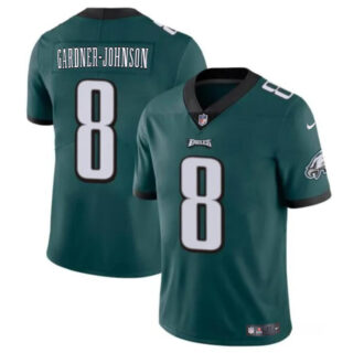 Youth Philadelphia Eagles #8 Chauncey Gardner-Johnson Green Vapor Untouchable Limited Stitched Football Jersey