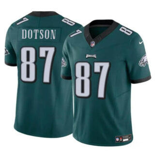 Youth Philadelphia Eagles #87 Jahan Dotson Green F.U.S.E Vapor Untouchable Limited Stitched Football Jersey