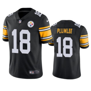 Youth Pittsburgh Steelers #18 John Rhys Plumlee Black Alternate Vapor Untouchable Limited Stitched Jersey