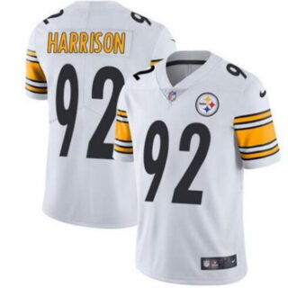 Youth Pittsburgh Steelers #92 James Harrison White Vapor Untouchable Limited Stitched Jersey