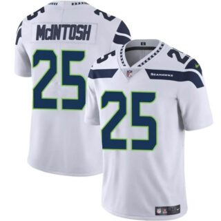 Youth Seattle Seahawks #25 Kenny McIntosh White Vapor Limited Stitched Football Jersey