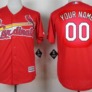 Youth St. Louis Cardinals Customized Red Jersey