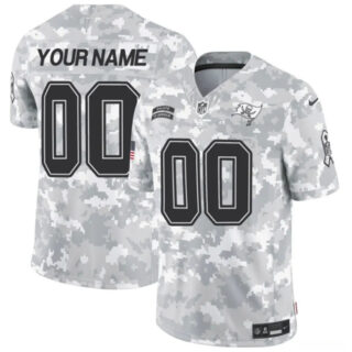 Youth Tampa Bay Buccaneers Active Player Custom 2024 F.U.S.E Arctic Camo Salute To Service Limited Stitched Football Jersey