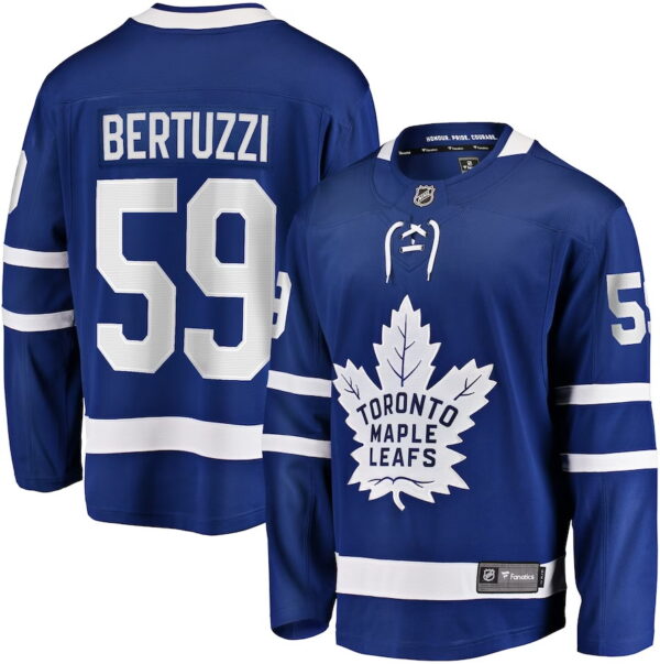 Youth Tyler Bertuzzi #59 Toronto Maple Leafs Home Breakaway Jersey - Blue