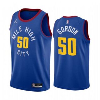 Men's Aaron Gordon Denver Nuggets Basketball Jersey Blue