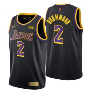 Men's Andre Drummond Los Angeles Lakers Basketball Jersey Black