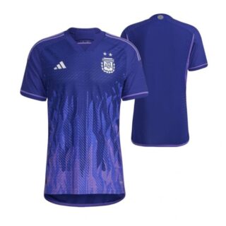 Men's Blank Argentina National Team Purple Away Soccer Jersey 2022-23