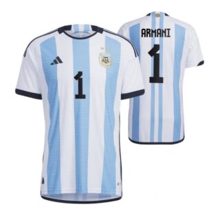 Men's Franco Armani Argentina National Team White Home Soccer Jersey 2022-23